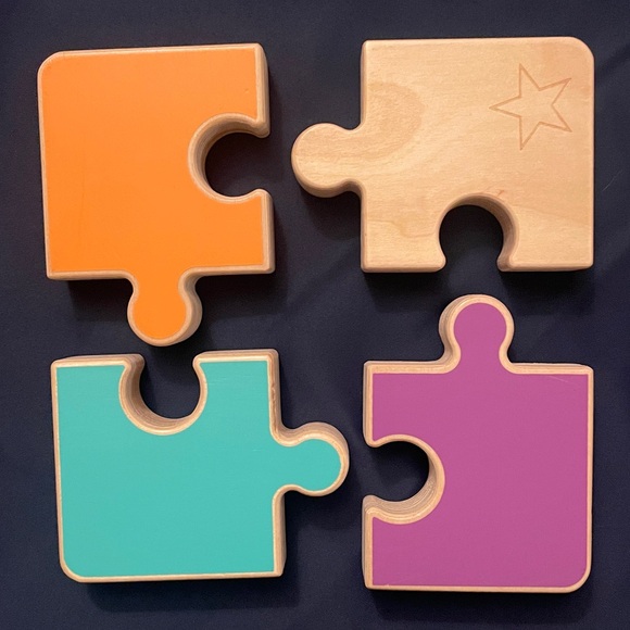 ⭐️Chunky Wooden Jigsaw Puzzle - Picture 2 of 2